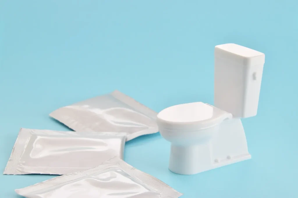 携帯トイレを用いた緊急時の備え