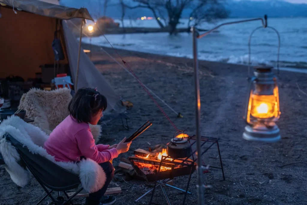 秋キャンプの子供向け暖房器具と安全な使い方